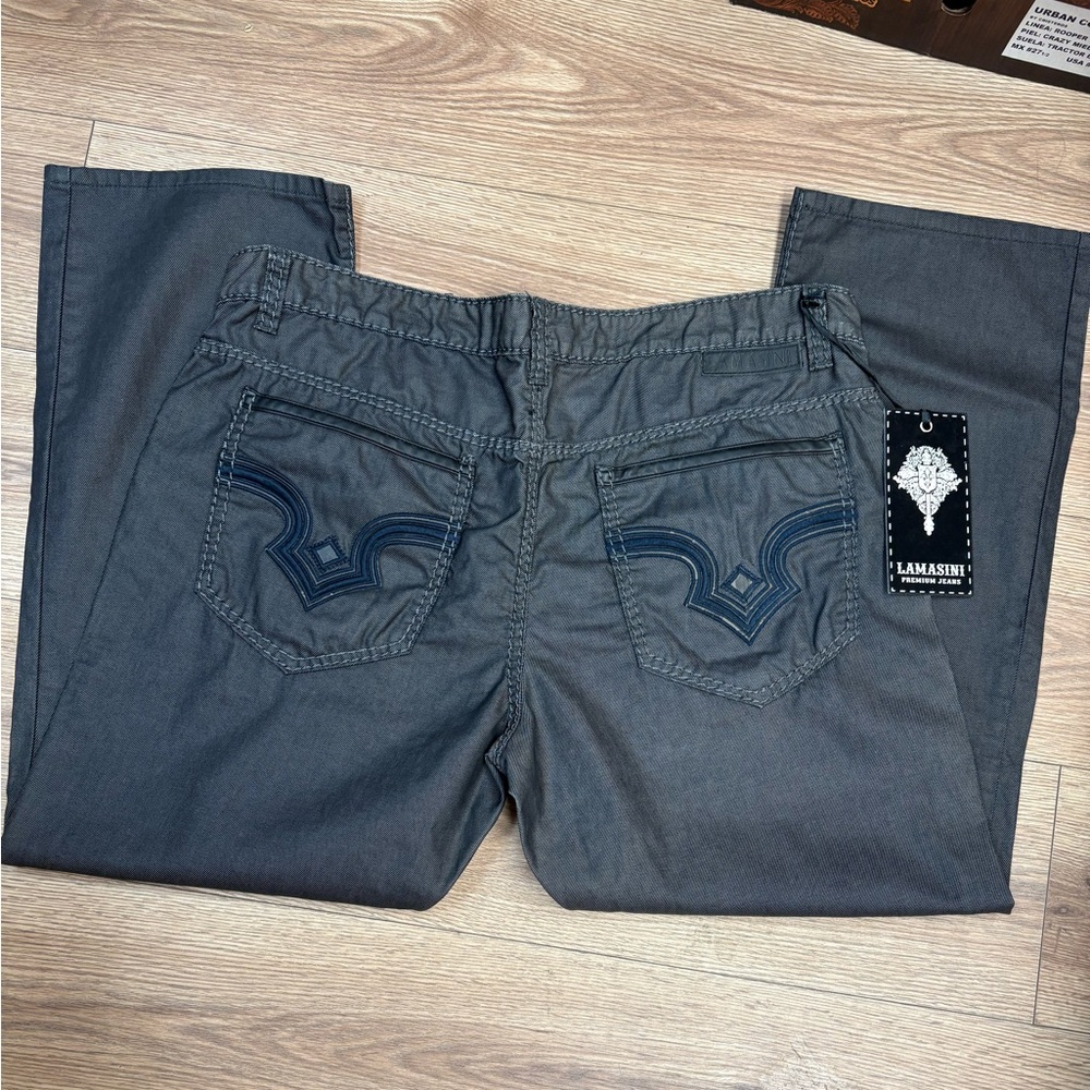 Grey Lamasini straight leg jeans size:42/30